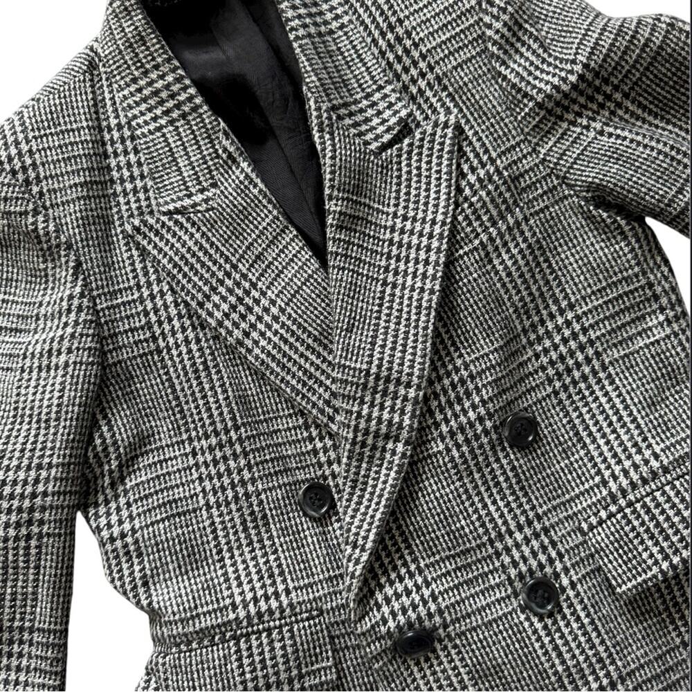 Vintage Rudnick’s Children’s Black and White Houndstooth Blazer Approx. Size 6/7